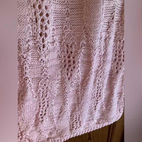 Anthropologie Tonal Tides Cardigan by Moth 
XS EUC
Pink/cream/deep gray - Picture 5 of 6